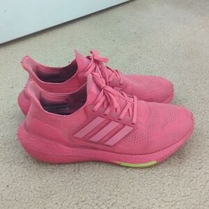 Adidas ultra boost shoes pink.